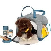 Small Foot Plüschfigur Hund mit Tasche (Set, 15-St), mit Pflege- und Tierarzt-Zubehör