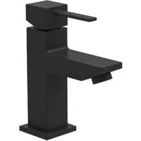 welltime Waschtischarmatur Trento, Wasserhahn wassersparende Eco-Click-Funkt,inkl. Pop-Up