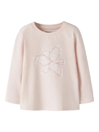 NAME IT - NMFFLORALA LS TOP Cradle Pink - Gr. - 110