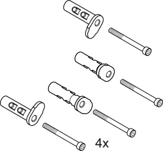 Ideal Standard Befestigungsstecker + Schr. A860841NU
