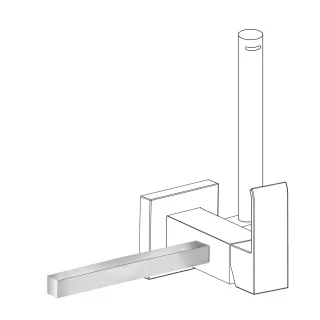 Tres Handtuchhalter Beidseitig installierbar (Ref 00612301, 00612302) , 03412402 03412402
