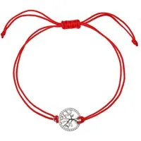 EVOLUTION Armband Red kabbalah bracelet with tree of life 13021.3