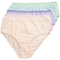 Ulla Popken Slip Midislips 5er-Pack Spitzenbund