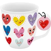 Sheepworld Tasse Tasse Becher Teetasse Kaffeetasse 40cl Geschenk Sheepworld HERZEN, Porzellan