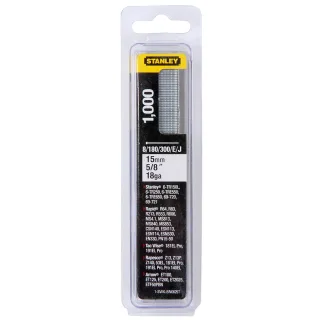 STANLEY Nägel 15 mm 1000 Stück für diverse Tacker rostbeständig beschichtet - 1-SWK-BN0625T