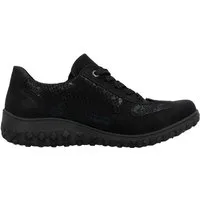 Rieker Keilsneaker Schnürschuh, Halbschuh, Freizeitsneaker mit Reißverschluss