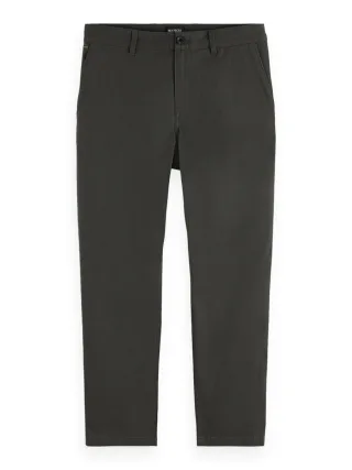 Scotch & Soda - Regular-Tapered-Twill-Chino grau - Gr. - 32