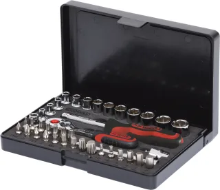KS Tools 1/4" CHROMEplus Steckschlüssel-Satz, 40-tlg - 918.0640