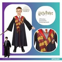 Amscan Kostüm Amscan Kinderkostüm Harry Potter Hogwarts Gryffindor Fasching Gr.134