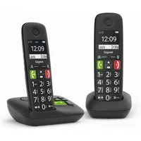 Gigaset E290A Duo Schnurloses DECT-Telefon (Mobilteile: 2, Verstärker-Funktion)