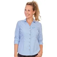 Spieth & Wensky Trachtenbluse Trachtenbluse - PÜNKTCHEN - grün, hellblau