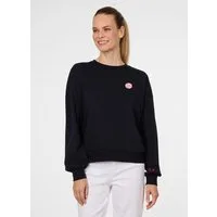 Ragwear Sweatshirt WUSS PATCH aus Baumwollmischung, normale Passform, Langarm, ohne Verschluss