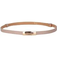 MIRROSI Ledergürtel Damen Gürtel Echtleder, Made in Italy, 18mm breit (Passt fast zu jeder Hosenschlaufe) Einheitsgröße (Geeignet für einen Hüftumfang von ca. 55 bis 100 cm)