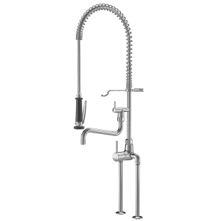 KWC Hebelmischer GASTRO Schwenkauslauf, AD153 A300 B370, Anschl,340mm, chromeline 121297