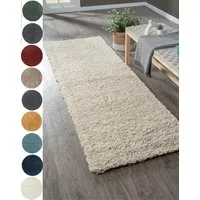 Myflair Möbel & Accessoires Hochflor-Läufer My Shaggy, rechteckig, Höhe: 37 mm, Shaggy, Uni Farben, leicht glänzend, Microfaser, extra flauschig