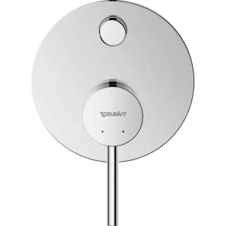 Duravit Circle Unterputz-Wannenarmatur E4210008010 Umsteller mit automatischer Rückstellung, chrom