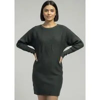 Laura Scott Strickkleid mit Fledermausärmeln und Rippstrick - NEUE KOLLEKTION