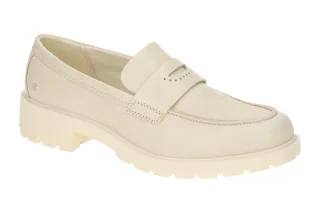 Ecco 23133301378 Metropole Vienna Women Loafer Beige Limestone Echtleder Dual...