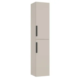 Neuesbad Serie 40 Hochschrank mit 2 Türen, B:300,H:1500,T:300mm, Korpus/Front: kaschmir matt lackier NB1DF001-C-030091