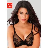 LASCANA Belle Affaire Bügel-BH aus transparenter Stickerei Spitze, sexy Dessous, Reizwäsche