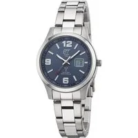 ETT Funkuhr Gobi Lady ELS-11589-32M, Armbanduhr, Damenuhr, Solar, Datum, Edelstahlarmband