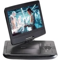 Denver MT-1097 Portabler DVD-Player (SD, Tragbar, mit Auto- Adapter, Köpfhöreranschluss, Tragbar, mit Auto- Adapter, Köpfhöreranschluss)