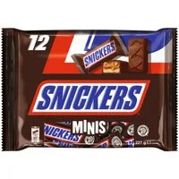 Snickers Schokolade, Snickers Minis mit Candy Creme dazu Karamell und Erdnüsse 227g