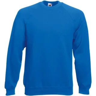 Fruit Of The Loom Herren Raglan-Ärmel Belcoro® Sweatshirt (Royal)