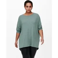 ONLY CARMAKOMA 3/4-Arm-Shirt CARLAMOUR 3/4 TOP JRS NOOS Materialmix, loose fit