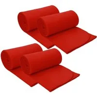 Wohndecke 4 Stück Fleecedecke Kuscheldecke Größe 130 x 170 cm, Betz