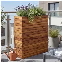 MCW Blumenkasten MCW-L21-gr, Outdoor geeignet, Inklusive Fußbodenschoner