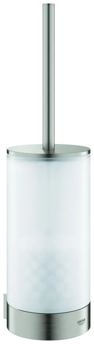 GROHE WC-Bürstengarnitur Selection 41076 Glas/supersteel, 41076DC0 41076DC0