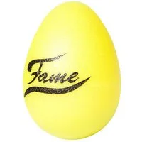 FAME Shaker,Egg Shaker Gelb Kompakter Kunststoff Shaker Harmonischer Klang Ideal für Schulen Kindergärten Drum-Zirkel Percussionisten MS-ID: DRU0022121-000, Percussion, Shaker, Egg Shaker, Kunststoff Shaker, Schulen Kindergärten Drum-Zirkel