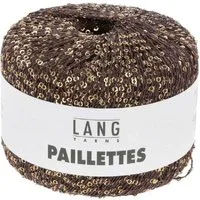 LANG YARNS PAILLETTES Häkelwolle, 112 m (25 Gramm), glänzendes Effektgarn mit Pailletten von Lang Yarns