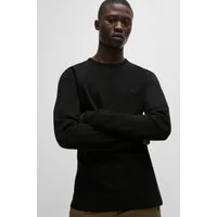 BOSS ORANGE Langarmshirt Tempesto mit BOSS-Stickerei