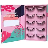 GirlGotLashes Bandwimpern GirlGotLashes DIY Wimpernverlängerung für Zuhause 5 Wimpernpaare, 5-7 Tage Haltbarkeit, besonders vielfältige Looks