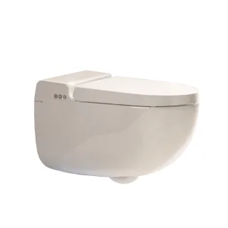 KLUDI-CLEANTRONIC Wandhängendes Dusch-WC komplettes Smart-WC Weiß glänzend 16WCW0143