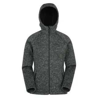 Mountain Warehouse Damen Nevis Fleecegefütterter Vollzip-Hoodie (Schwarz)