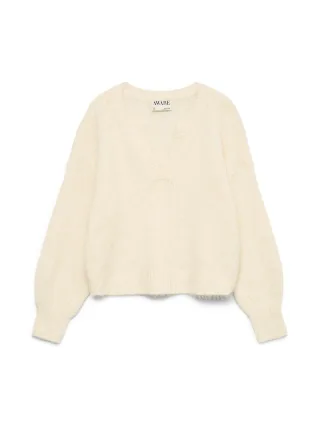 VERO MODA - Ohne einen Lieblingspullover ist keine Garderob... birch - Gr. - XS