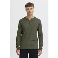 !Solid Rundhalsshirt SDVolko Klassisches Longsleeve mit Knopfleiste