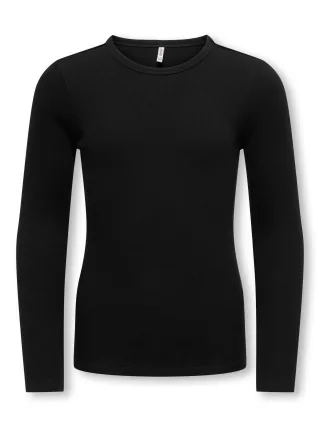 KIDS ONLY - KOGLUCKY L/S O NECK TOP JRS NOOS Schwarz - Gr. - 152