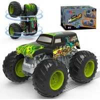Esun RC-Auto Monster Truck Ferngesteuert mit Licht 360°Drehung Ferngesteuertes Auto (SET, 2.4GHz Ferngesteuerter Monstertruck), 1:16 Amphibienfahrzeug Ferngesteuerter Monstertruck