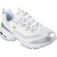Skechers D'LITES-CHROMATIC Sneaker, Plateausneaker, Schnürschuh mit Metallic Einsätzen