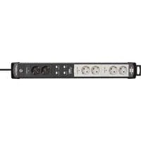 Connect Premium-Line WLAN Steckdosenleiste 6-fach schwarz/hellgrau, 3 Meter, Zeitschaltuhr, Sprachsteuerung