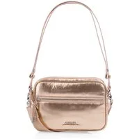 Marc Cain Schultertasche, Damen Umhängetasch, Schultertasche mit Logoschriftzug
