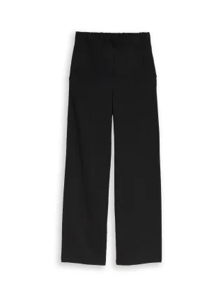 Denim Tom Tailor - Crinkle Wide Leg Hose deep black - Gr. - S