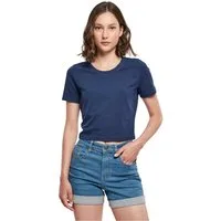urbandreamz T-Shirt Damen Kurzarm Rundhals Cropped Tee Bauchfrei Shirt