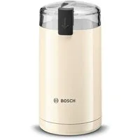 BOSCH Kaffeemühle TSM6A011C, Edelstahl-Schlagmesser, Sicherheitsfunktion, 180 W, Schlagmesser, 75 g Bohnenbehälter, 180 W, 75g Bohnenbehälter, elektrisch, creme