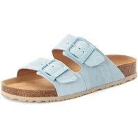 Tamaris Pantolette Sommerschuh, Hausschuh, Schlupfschuh mit floraler Prägung