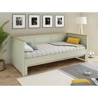OTTO home Funktionsbett " ERIK " Daybed, Gästebett, Kinderbett, Massivholz (Kiefer), 2. Schlafplatz ausziehbar, moderner Landhausstil, Schublade optional